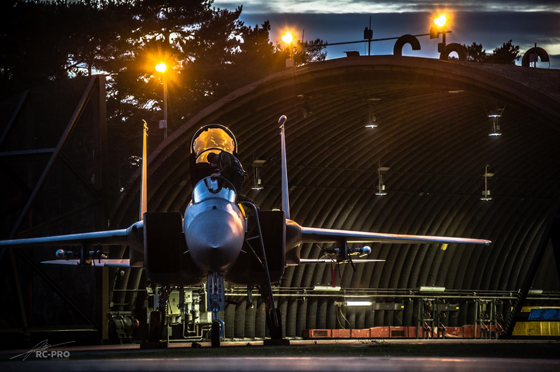 Illustration for article titled This Photo Tour Of The USAF's "Grim Reapers" F-15 Squadron Will Give You Shivers